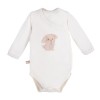 Body zavinovací s dlouhým rukávem NEWBORN ecru