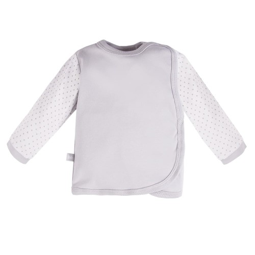 Kojenecká košilka NEWBORN šedá