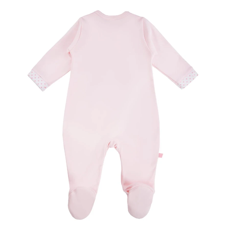 Sleepsuit bunny pink