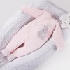 Sleepsuit bunny pink