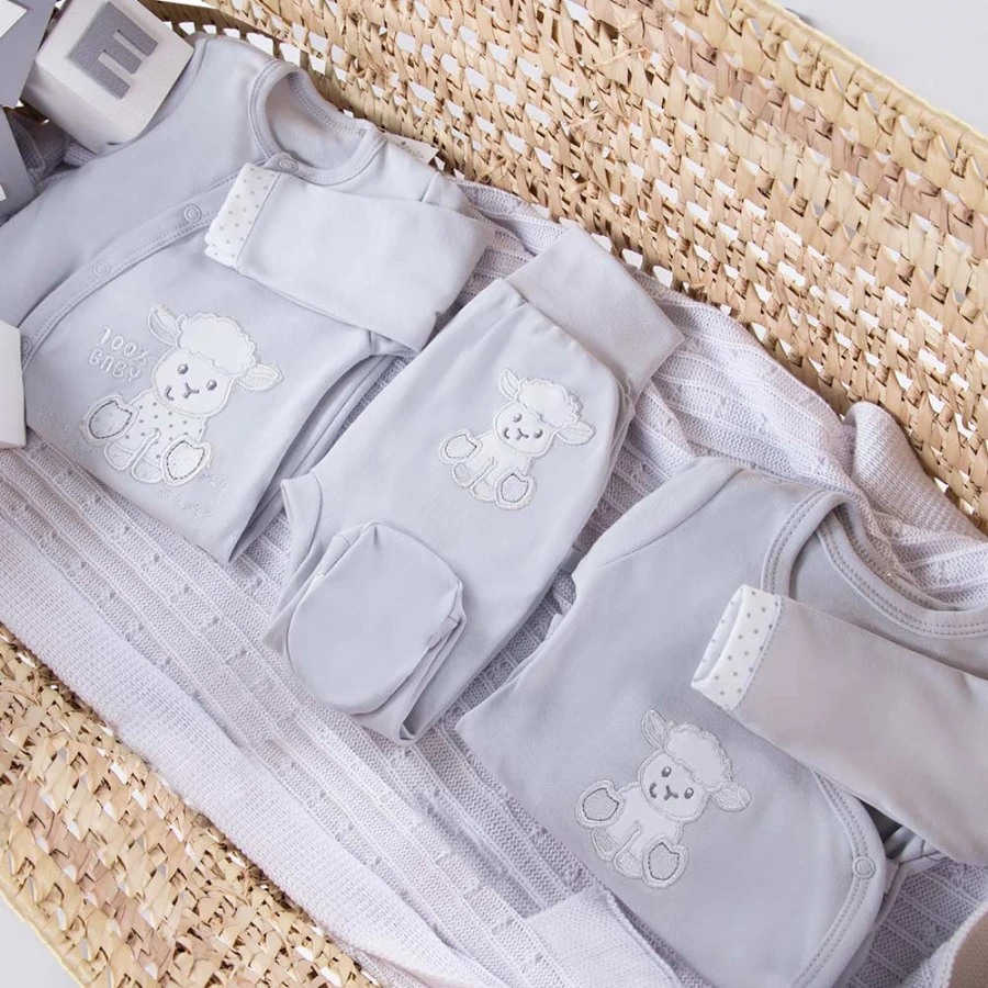 Polodupačky NEWBORN šedé