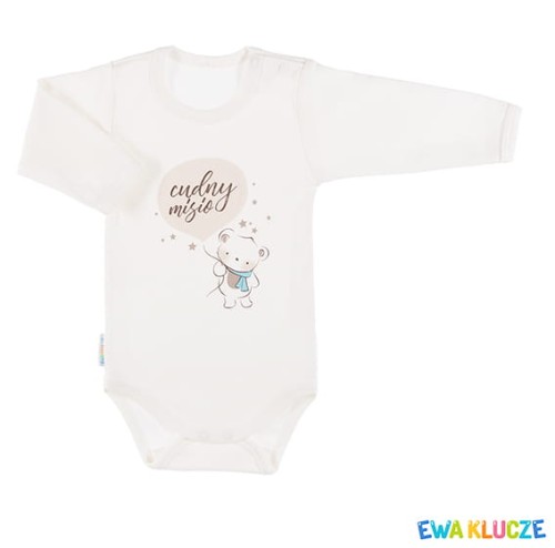 Body s dlouhým rukávem PŘÁTELÉ ecru