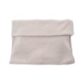 Scarf from merino wool beige