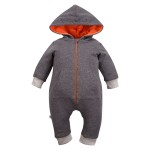 Children’s Hooded Overall with "HELLO" Print