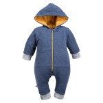 Children’s Hooded Overall with "HOLA" Print