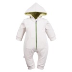 Children's Hooded Overall with "HALLO" Print