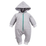Children’s Hooded Overall with "CZEŚĆ" Print