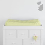 Bavlněný nepromokavý potah na přebalovací podložku 50x70 světle zelený