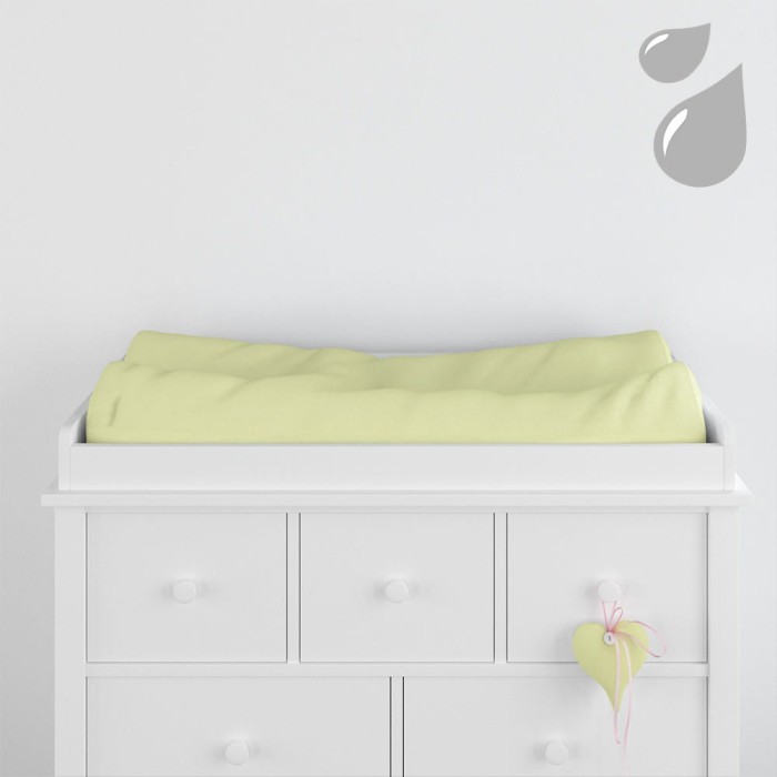 Changing cover waterproof green 50x70