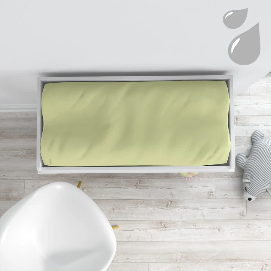 Changing cover waterproof green 50x70