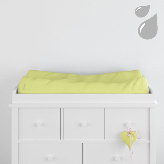 Changing cover waterproof green 50x70