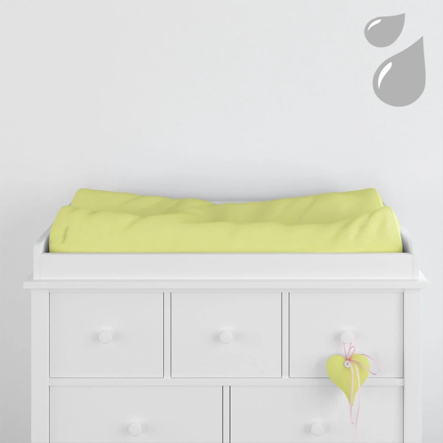 Changing cover waterproof green 50x70