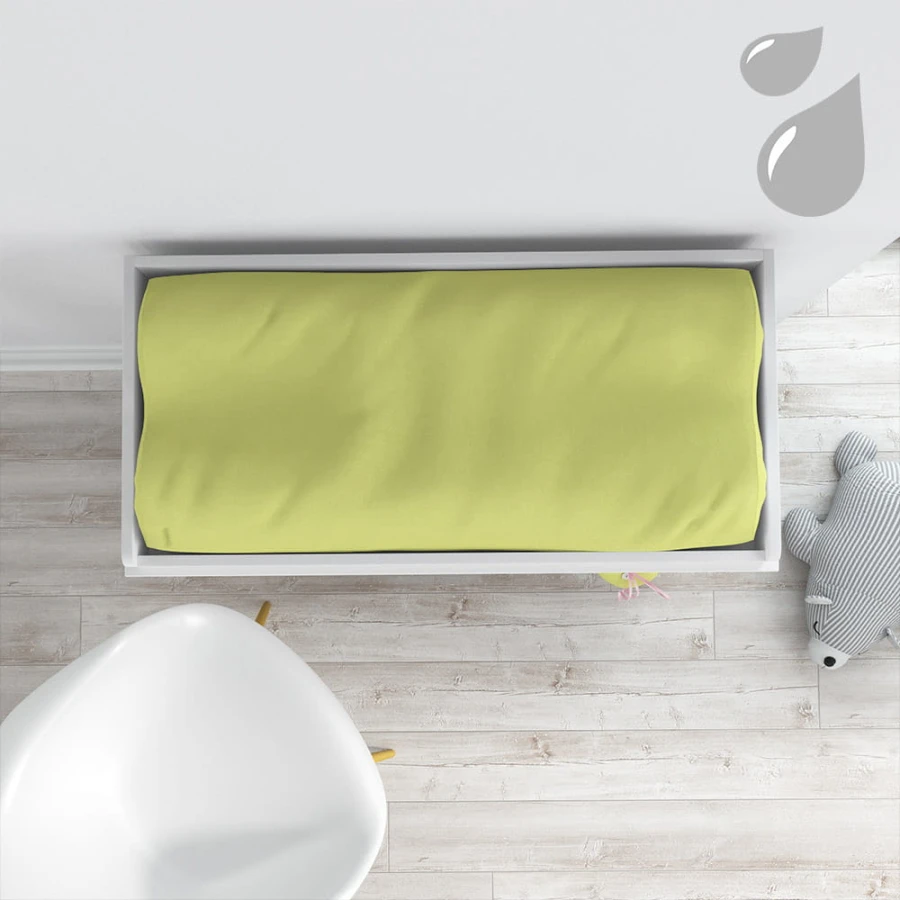 Changing cover waterproof green 50x70