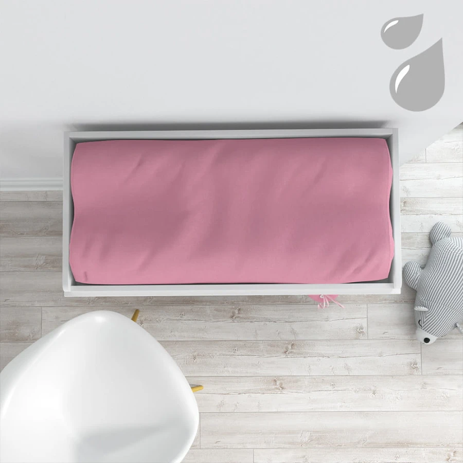 Changing cover waterproof pink 50x70