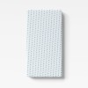 Jersey fitted sheet with flowers blue with stars