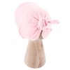 Muslin hat with elastic pink