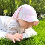 Dětská růžová čepička z bambusové viskózy