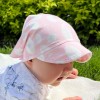 Bamboo hat with elastic pink