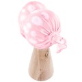 Bamboo hat with elastic pink