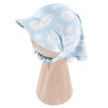 Bamboo hat with elastic blue