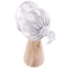 Bamboo hat with elastic gray