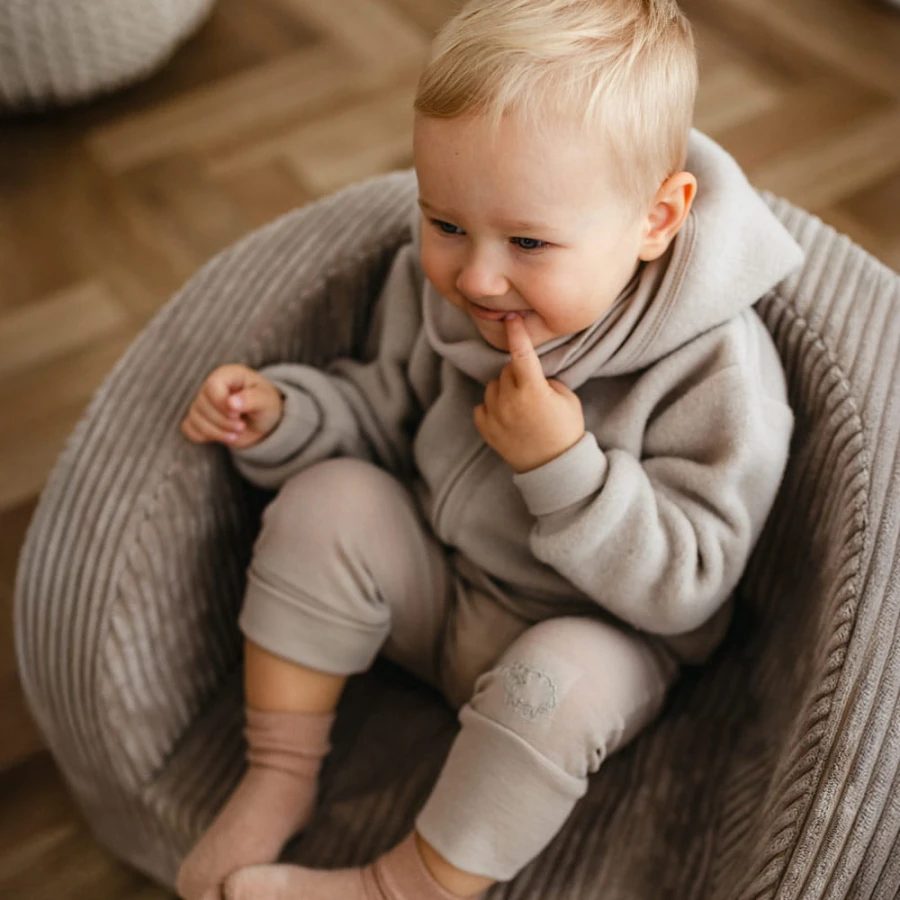 Beige merino wool jacket