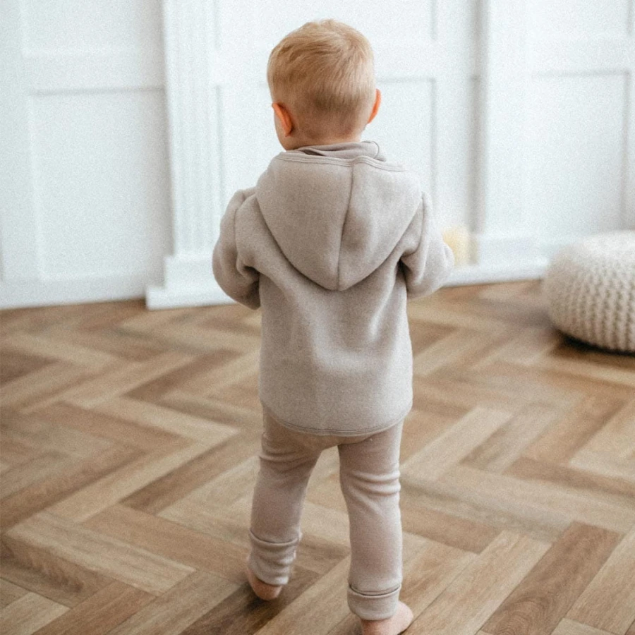 Beige merino wool jacket