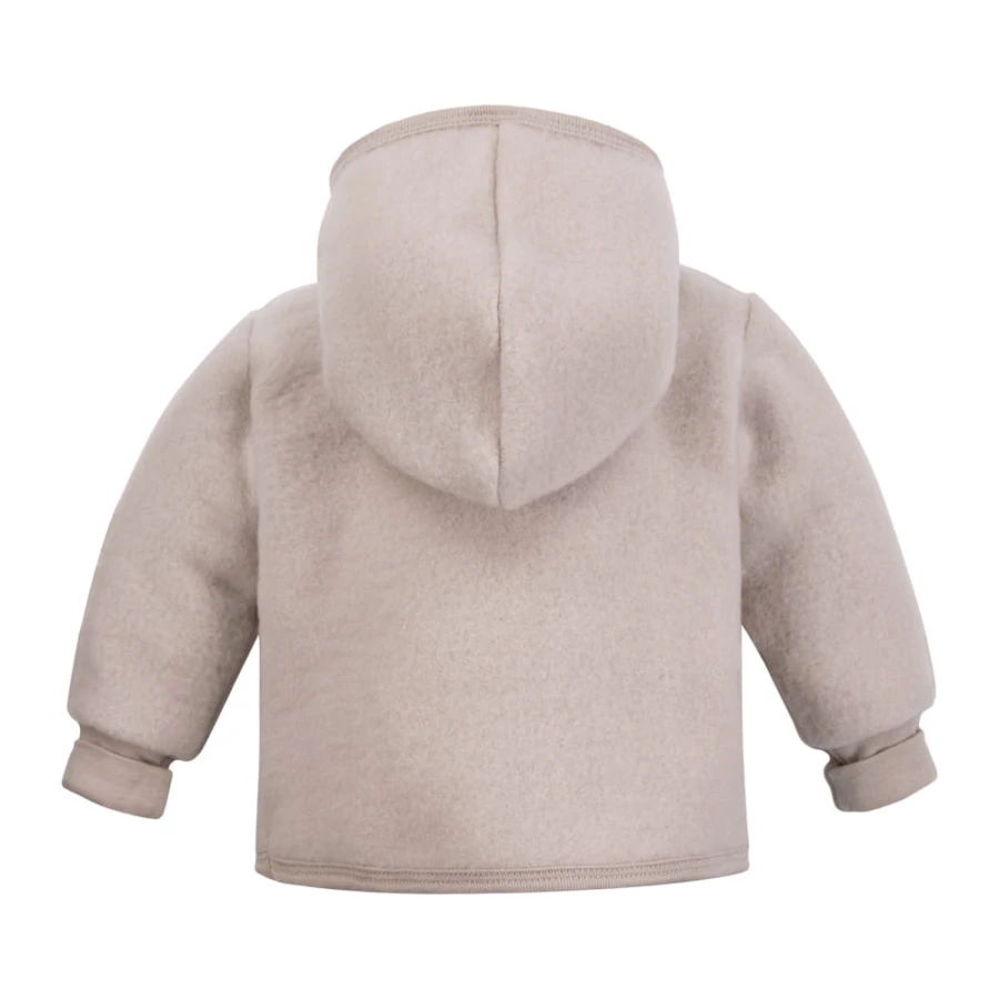 Beige merino wool jacket