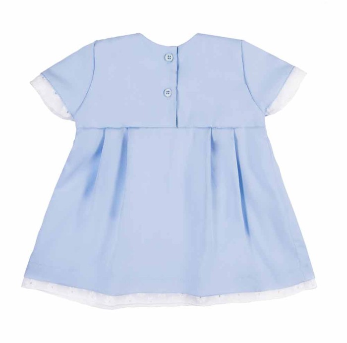 Dress CEREMONY blue with lace