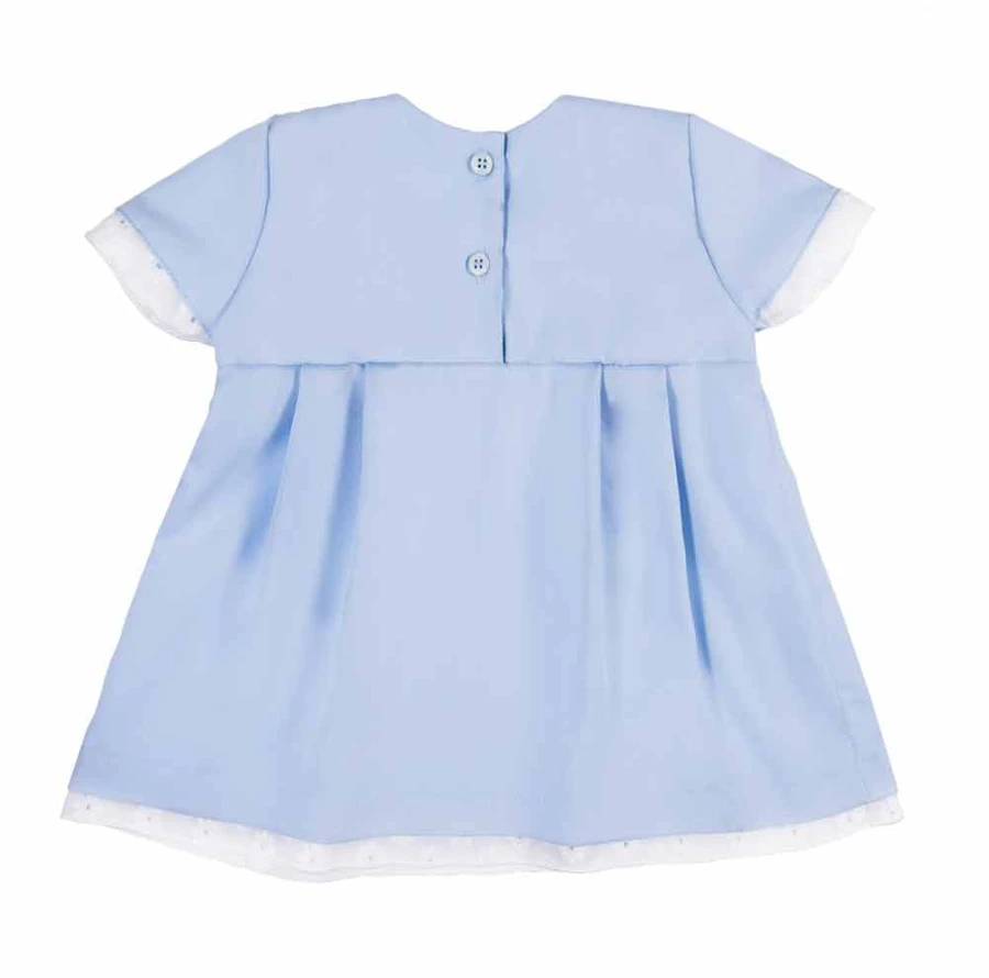 Dress CEREMONY blue with lace