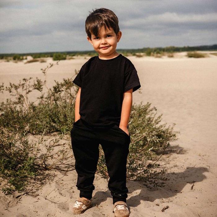 Black children's Oversize T-shirt
