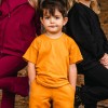 Honey yellow oversize children's T-shirt