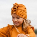 Turban dla dziewczynki miodowy