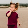 Maroon Oversize children's T-shirt