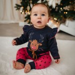 Christmas Pink Cotton Set – Hi Reindeer Collection