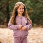 Heather Purple Bomber Jacket – Simply Comfy Collection