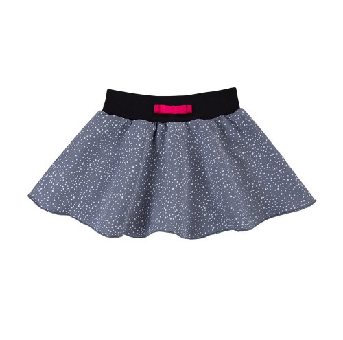 Sukýnka POWER šedá puntíky