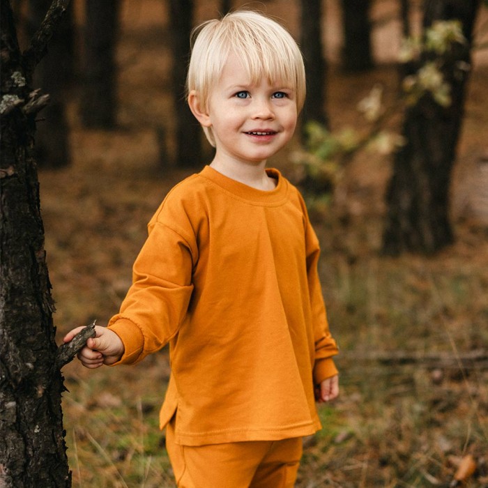 Medaová halenka s dlouhým rukávem