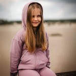 Heather Purple Zip-Up Hoodie – Simply Comfy Collection