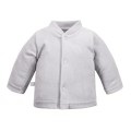 Grey baby set with lamb embroidery