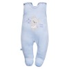 Blue baby set with koala embroidery