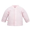 Pink baby set with bunny embroidery