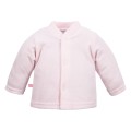 Pink baby set with bunny embroidery