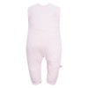 Pink baby set with bunny embroidery