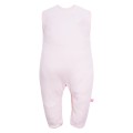 Pink baby set with bunny embroidery