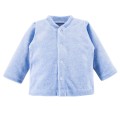 Baby blue set with hippo embroidery