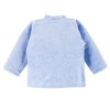 Baby blue set with hippo embroidery