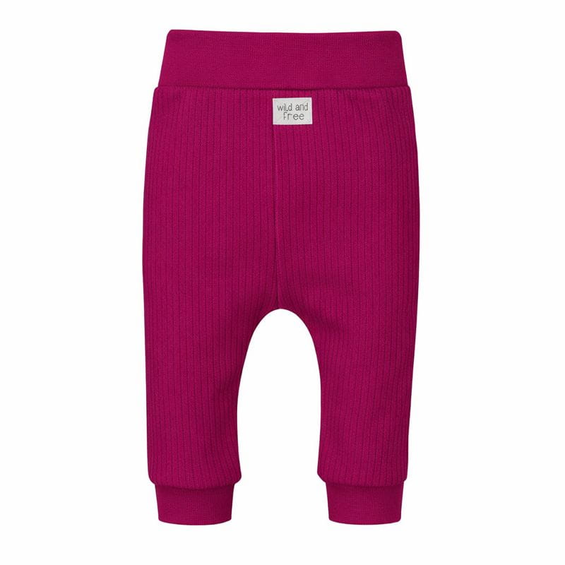 Burgundy Baby Leggings