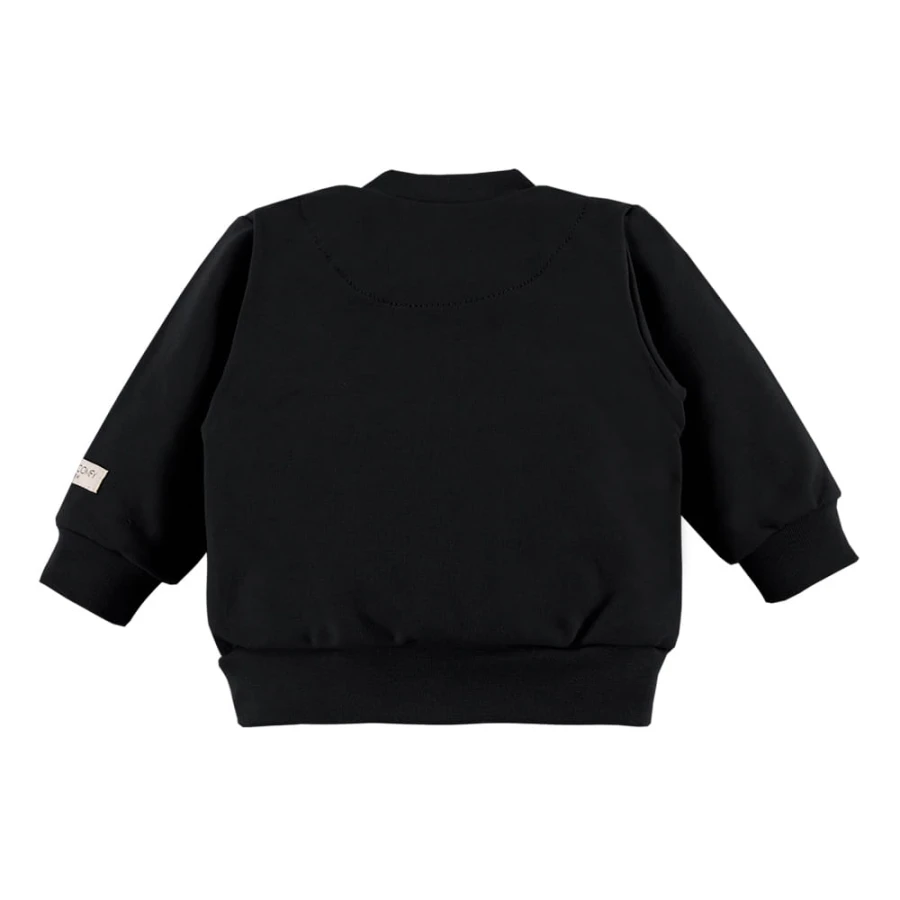 Black Simply Comfy Zip-Up Children’s Hoodie