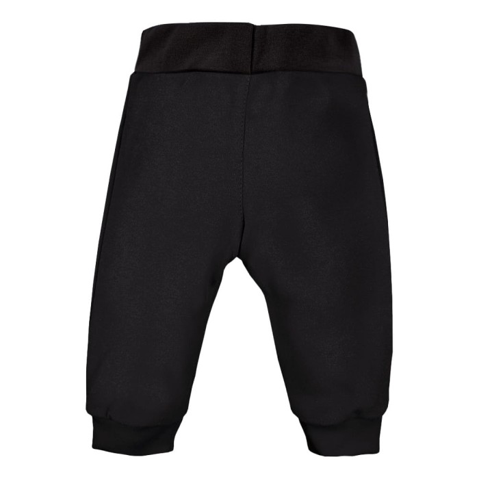 Black children's trousers with buttons